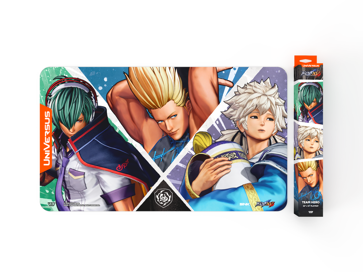 King of Fighters XV: Challenger Series Playmat - Team Hero