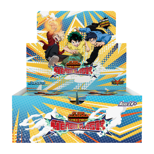 My Hero Academia Collectible Card Game Set 3: Heroes Clash Booster Display