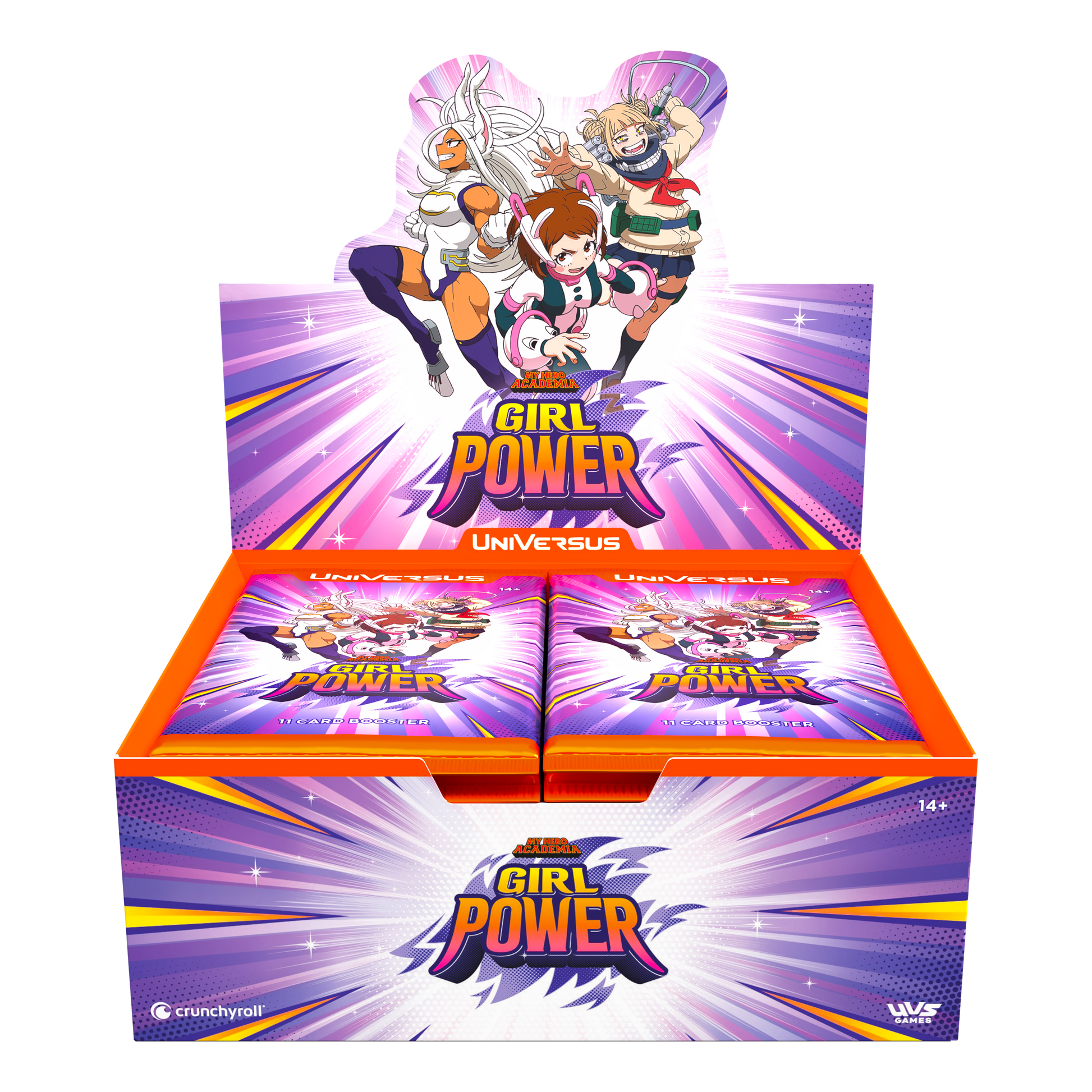 My Hero Academia Set 7: Girl Power Booster Display My Hero Academia Set 7: Girl Power Booster Display