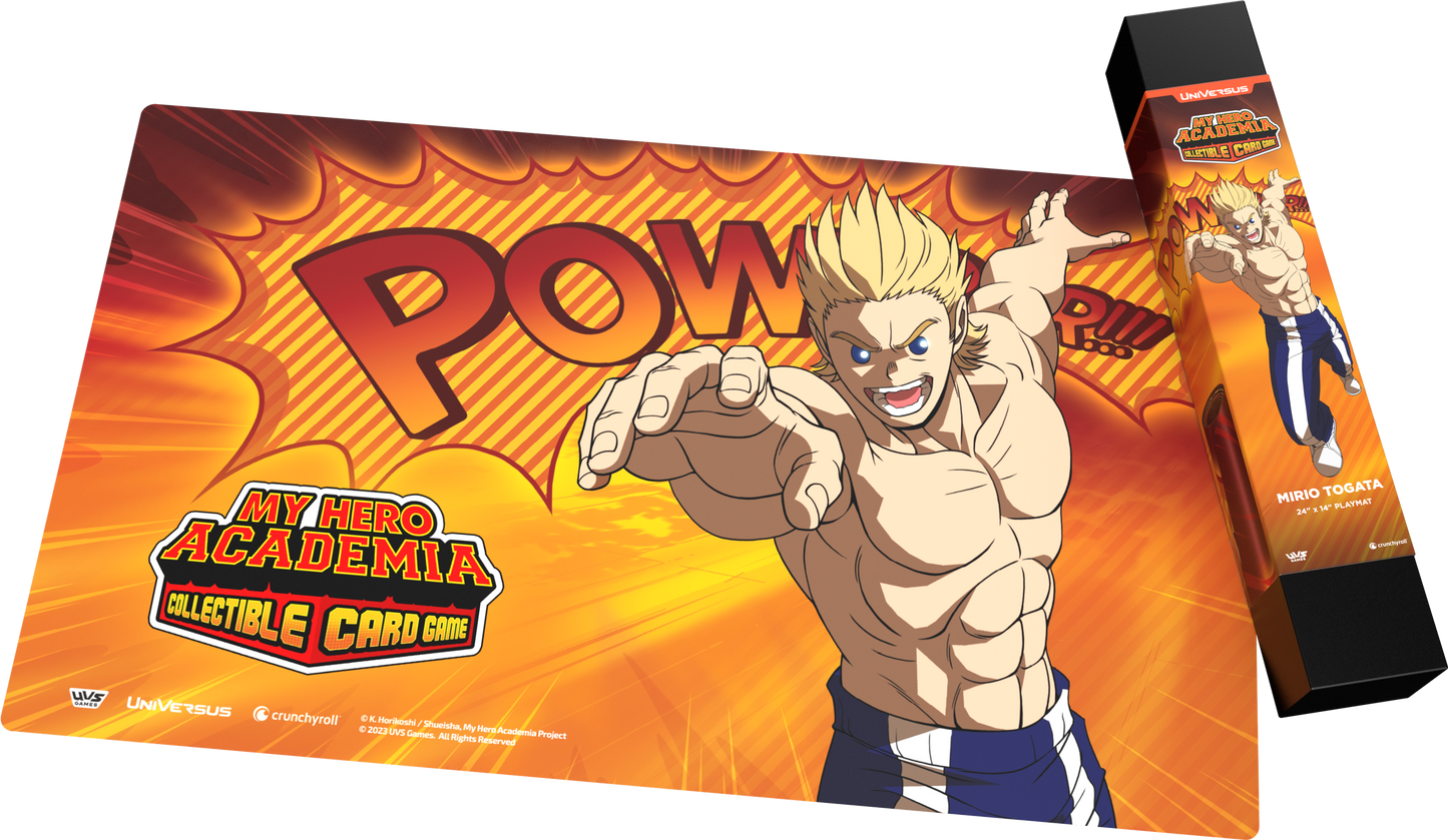 My Hero Academia Collectible Card Game December 2023 Playmat - Mirio Togata