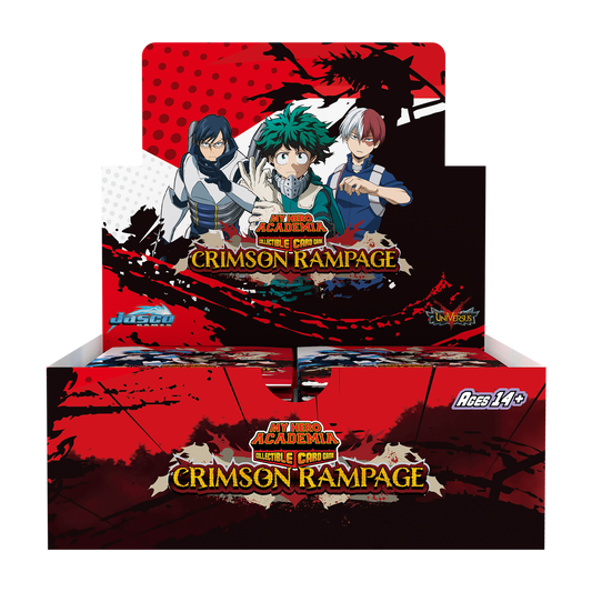 My Hero Academia Collectible Card Game Set 2: Crimson Rampage Booster Display