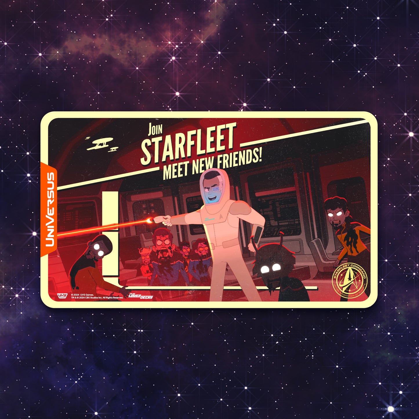 STAR TREK: LOWER DECKS Playmat: Sam Rutherford