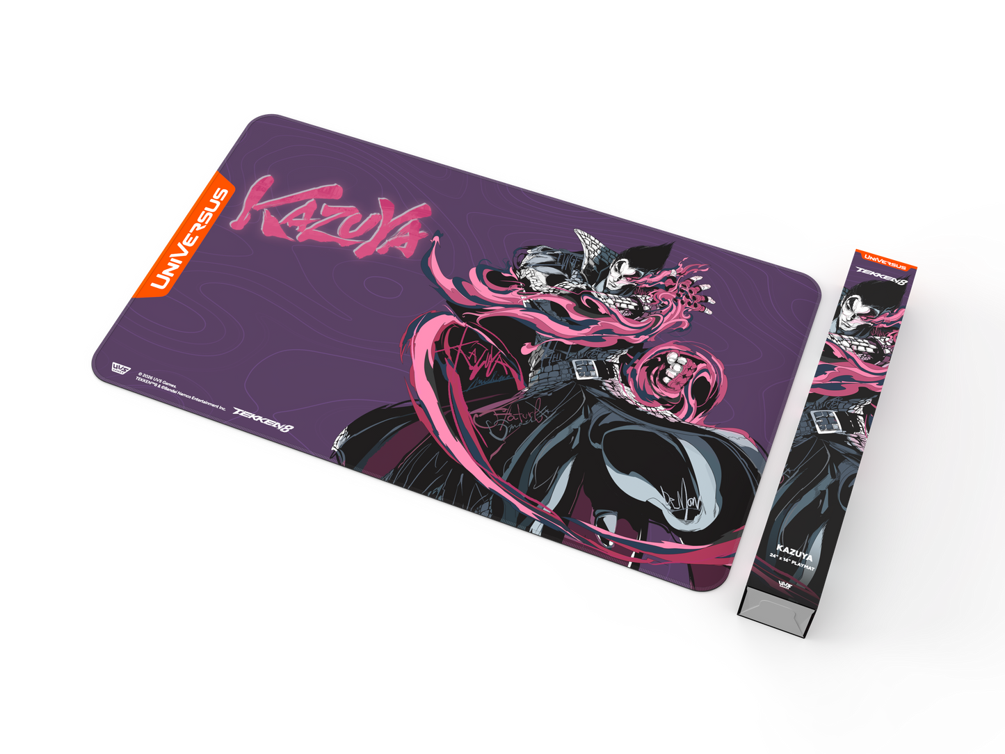 Tekken 8 Playmat - Kazuya Mishima
