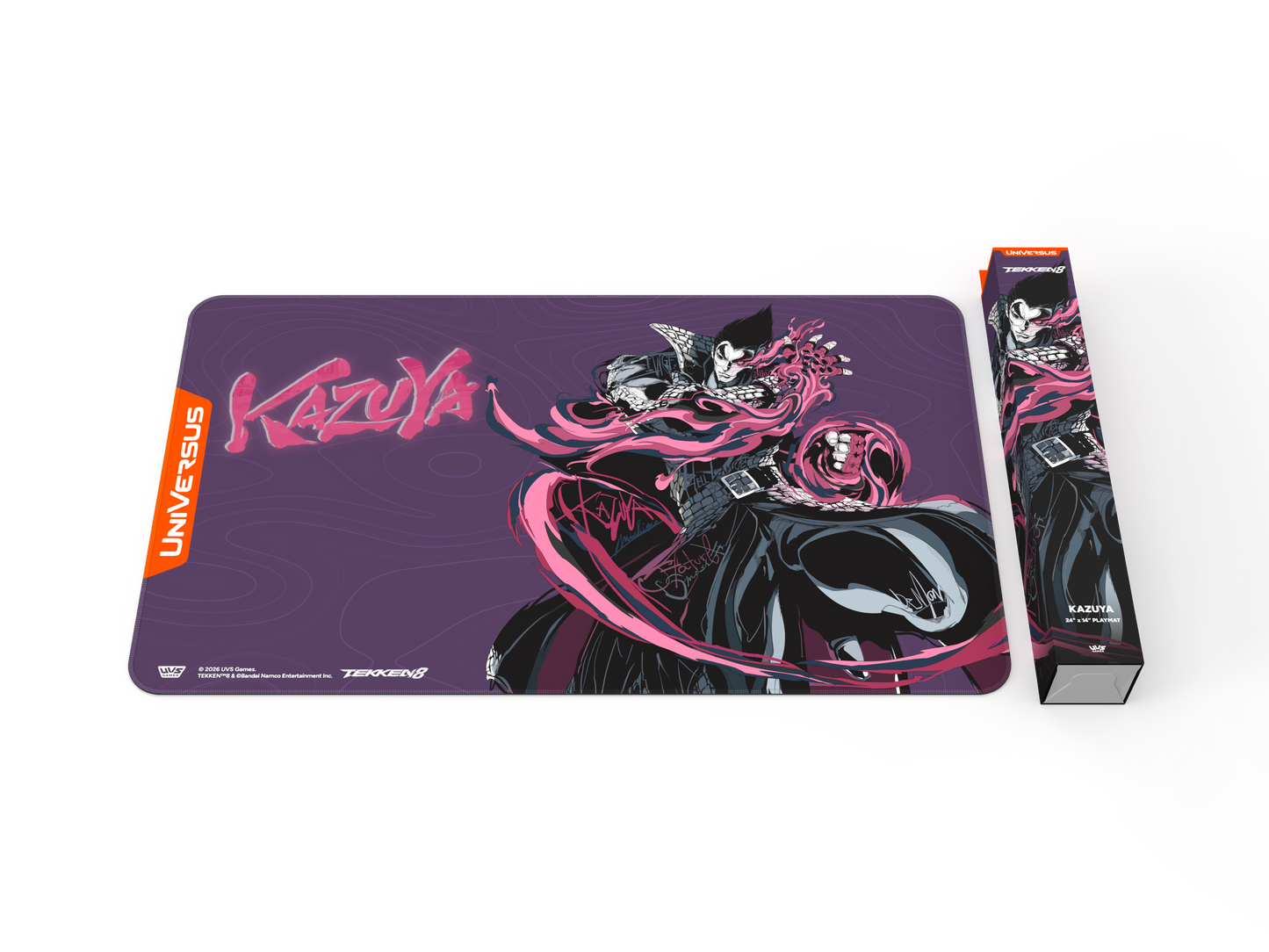 Tekken 8 Playmat - Kazuya Mishima