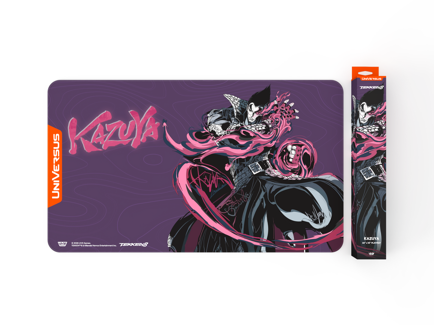 Tekken 8 Playmat - Kazuya Mishima